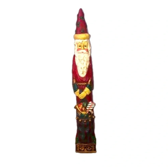 Old World  Santa Pencil Resin Christmas Lightweight 16x2.5” - Picture 1 of 7